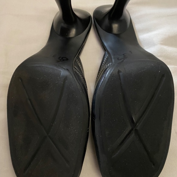 Black Leather Mules - Picture 3 of 3